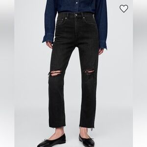 Gap High Rise Cheeky Straight Jeans